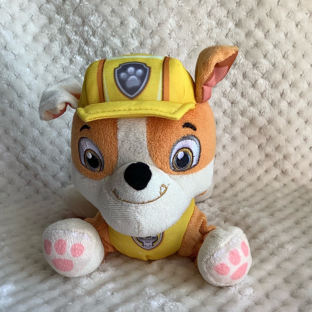 Paw Patrol Rubble Dog Stuffed Animal Plush Toy